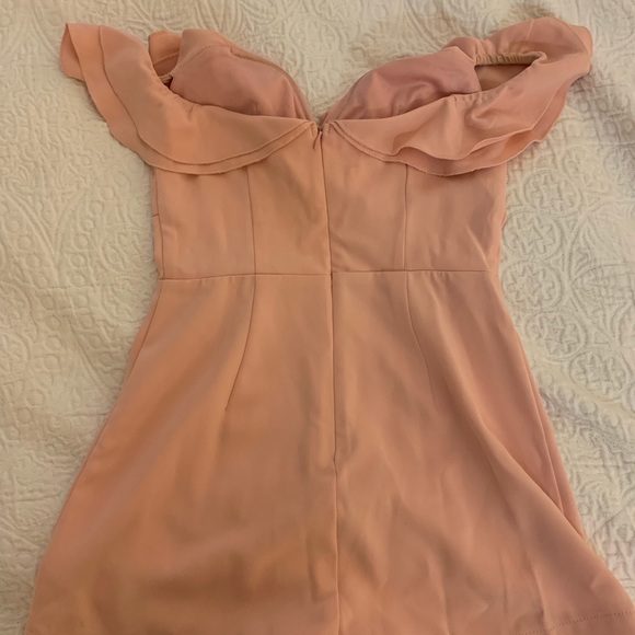 Pink Romper, off the shoulder - Picture 2 of 3